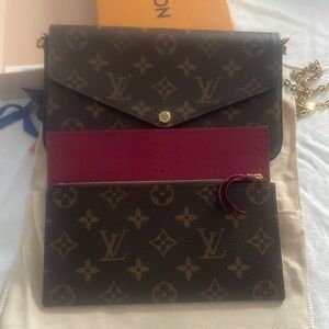 Louis Vuitton felicie pochette monogram